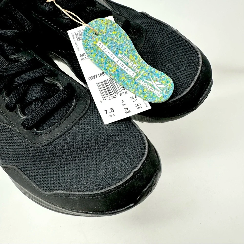 NEW Reebok Energen Lite Womens Size 7.5 Black Running Athletic Shoes
